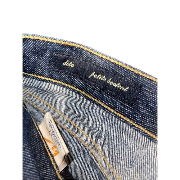 Citizens of‎ Humanity Dita Petite Bootcut Jeans Women 27 Dark Blue Boho Low Rise - Picture 6 of 11